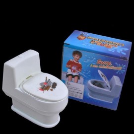 Mini Prank Squirting Toilet