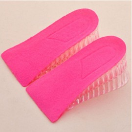 Multi layer adjustable silicone heightening insole